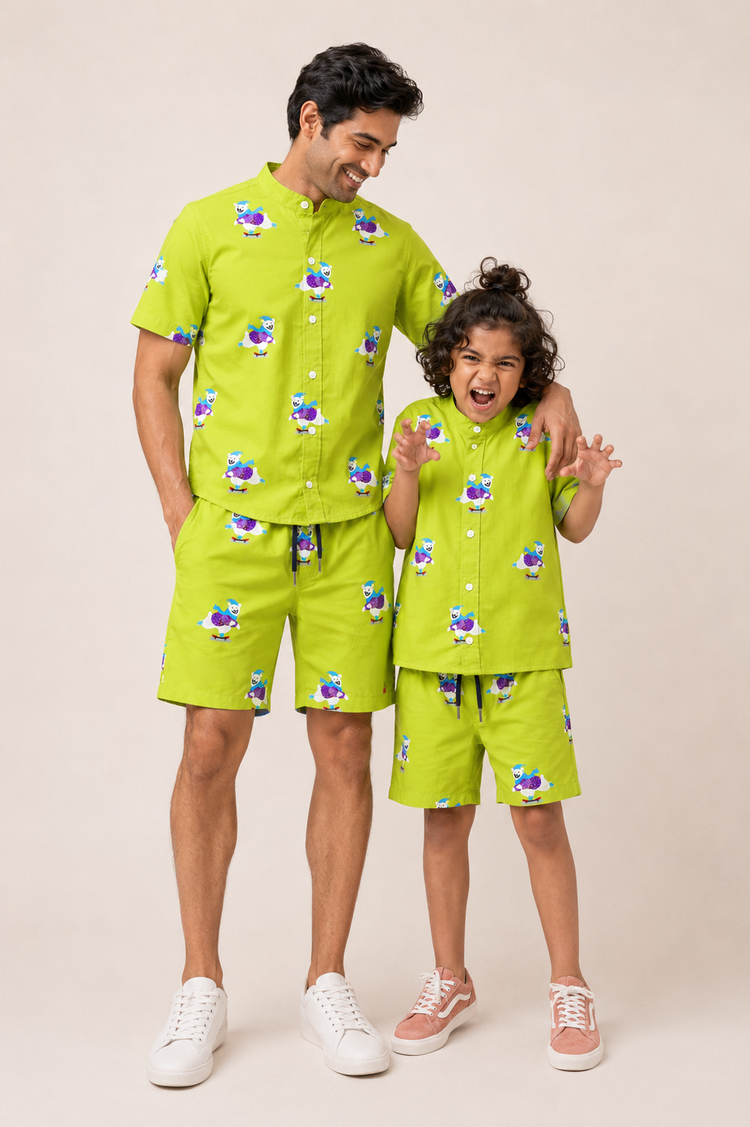 Boy wearing Anaario Skate Fruit Shorts