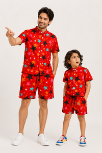Boy wearing Anaario Star Pop Shorts