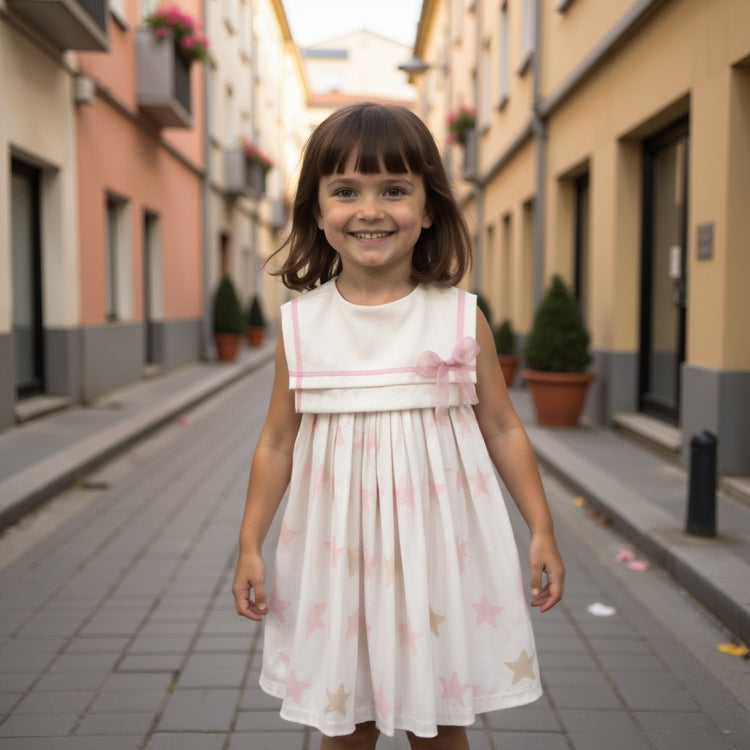 Girl wearing Anaario Starlight Bows Sailor Dress