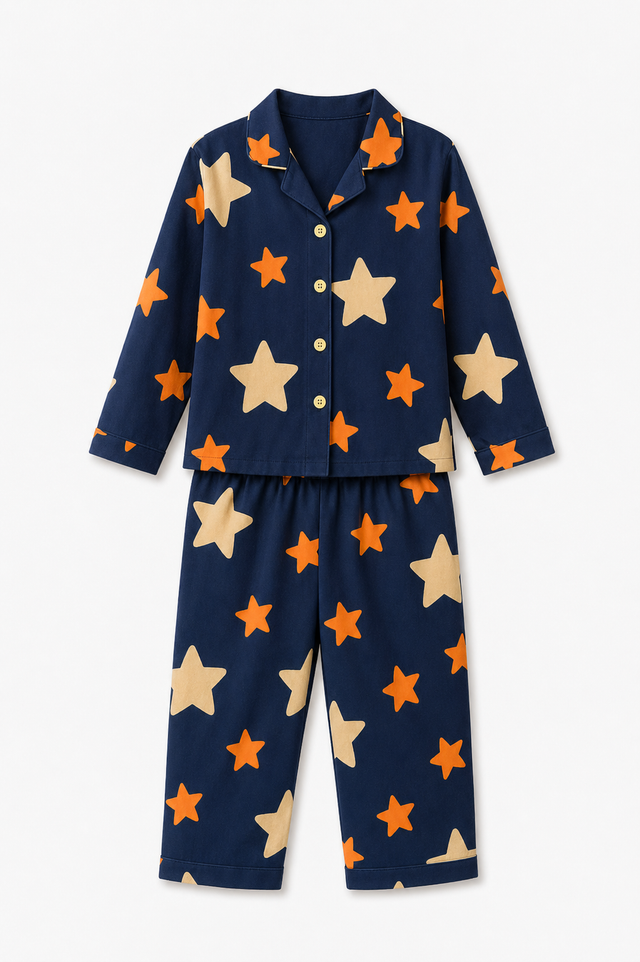 Boy wearing Anaario Starry Night Suit