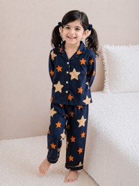 Boy wearing Anaario Starry Night Suit