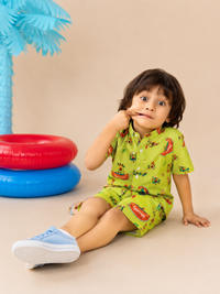 Boy wearing Anaario Summer Avocado Shirt