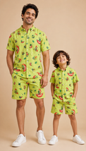 Boy wearing Anaario Summer Avocado Shorts