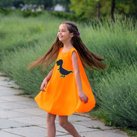 Girl wearing Anaario Sweet Summer Daze Dress, Aqua Magic Print