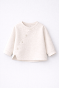 Boy wearing Anaario Sun Stripe Wrap Co-ord Set