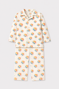 Girl wearing Anaario Sunny Daisies Night Suit