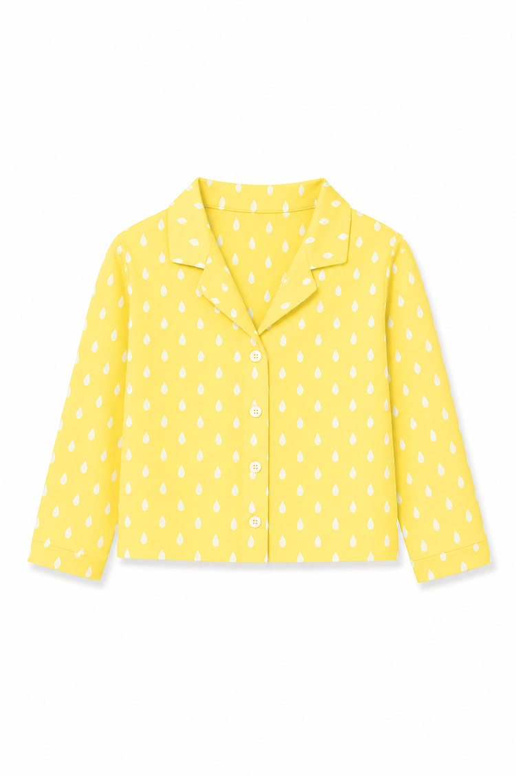 Boy wearing Anaario Sunny Dots Night Suit