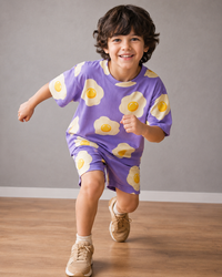 Boy wearing Anaario Sunny Side Up Co-ord Set