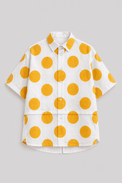 Boy wearing Anaario Sunshine Dot Shirt Set