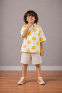 Boy wearing Anaario Sunshine Dot Shirt Set