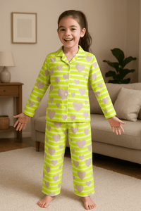 Girl wearing Anaario Sunshine Night Suit