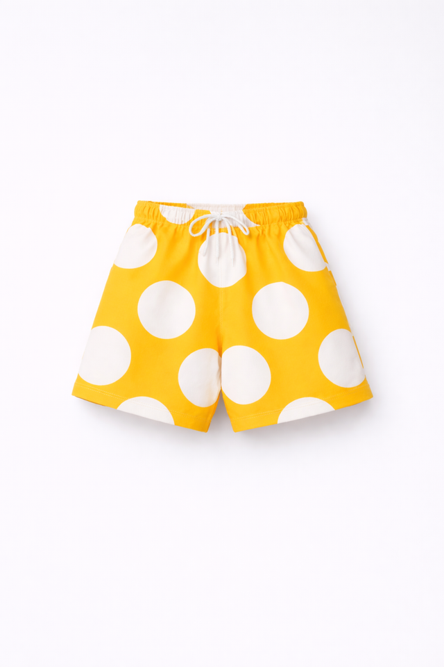 Boy wearing Anaario Sunshine Pop Shorts