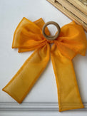 Anaario Tangerine Bow Hair Tie, hair band for kids