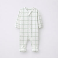 Teddy Bear bamboo cotton baby sleepsuit — full-sleeve baby sleepsuit, zip onesie