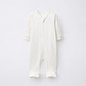 Teddy Bear bamboo cotton baby sleepsuit — two-way zip romper onesie