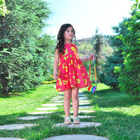 Girl wearing Anaario Terra Dress