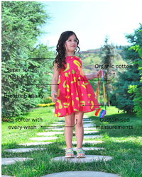 Girl wearing Anaario Terra Dress