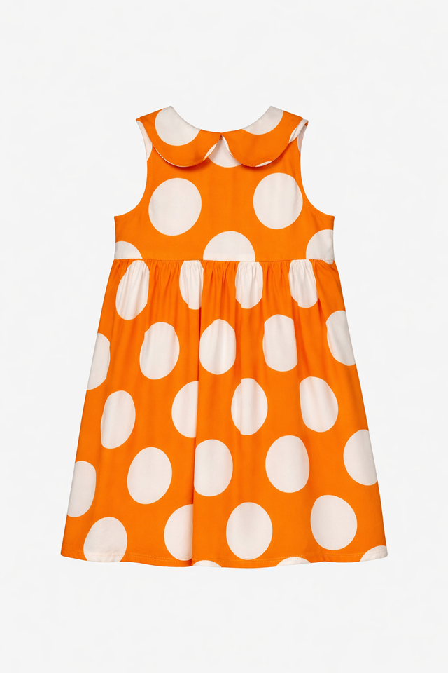 Girl wearing Anaario Apricot Pop Dress