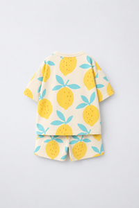 Girl wearing Anaario Bubble-Pop Shorts Set