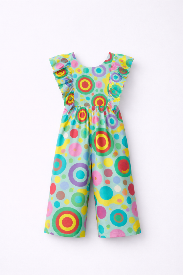 Girl wearing Anaario Bubblegum Jumpsuit