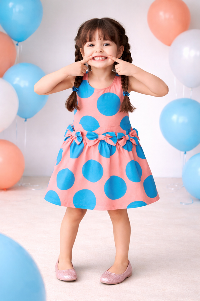 Girl wearing Anaario Bubblegum Pop Dress
