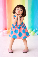 Girl wearing Anaario Bubblegum Pop Dress
