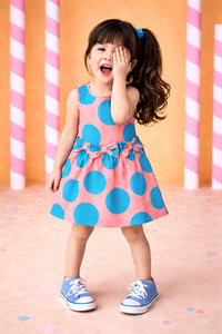 Girl wearing Anaario Bubblegum Pop Dress