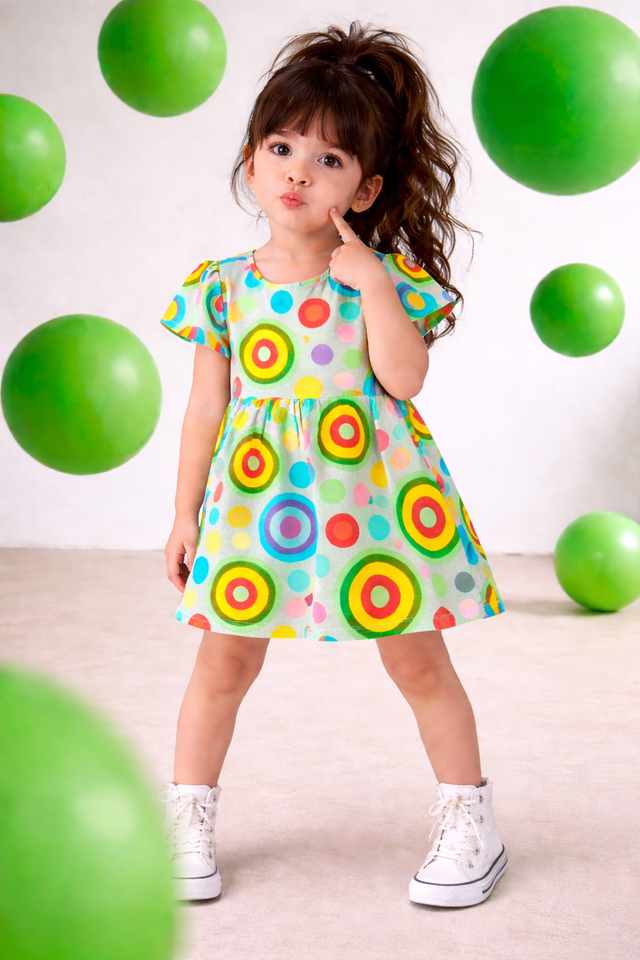 Girl wearing Anaario Candy Pop Dress