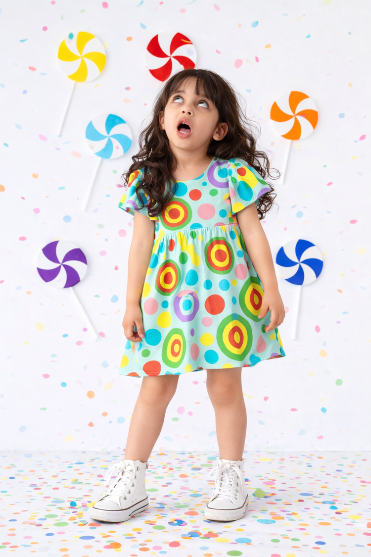 Girl wearing Anaario Candy Pop Dress