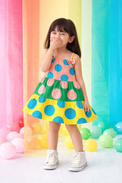 Girl wearing Anaario Carnival Pop Dress