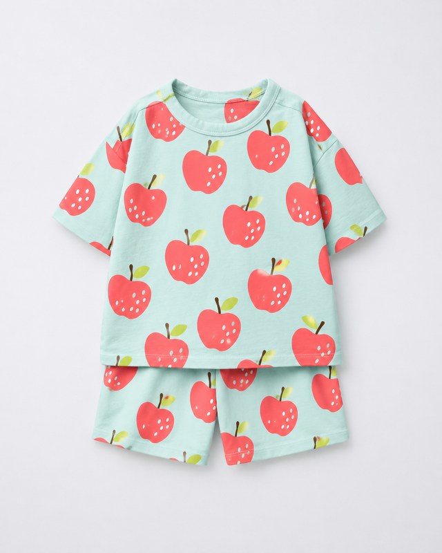 Girl wearing Anaario Cartwheel Shorts Set