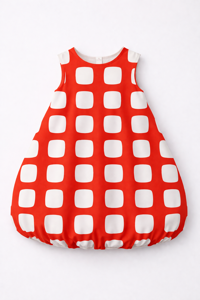Girl wearing Anaario Cherry Pop Dress