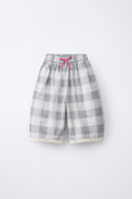 Girl wearing Anaario Cloud-Check Co-ord Set