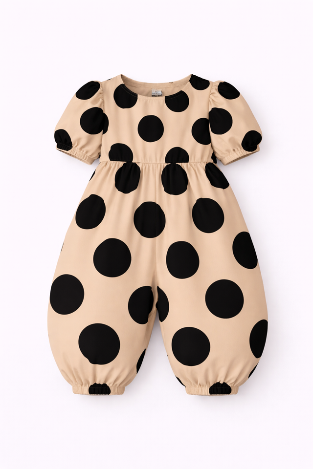 Girl wearing Anaario Cookie Dough Jumpsuit
