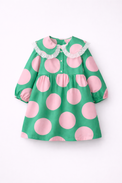Girl wearing Anaario Emerald Blossom Dress