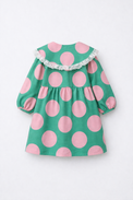 Girl wearing Anaario Emerald Blossom Dress