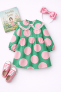 Girl wearing Anaario Emerald Blossom Dress