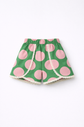 Girl wearing Anaario Garden Party Polka Shorts Set