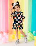 Girl wearing Anaario Giggle and Go Shorts Set