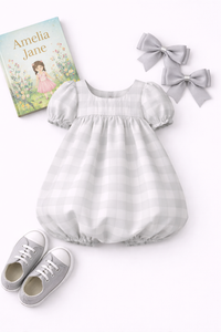Girl wearing Anaario Gingham Dreams Dress