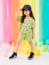 Girl wearing Anaario Hopscotch Shorts Set