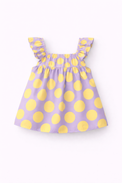 Girl wearing Anaario Lavender Lemon Skirt Set