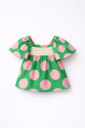 Girl wearing Anaario Meadow Dot Co-ord Set