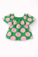 Girl wearing Anaario Meadow Dot Co-ord Set