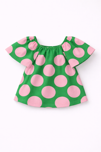 Girl wearing Anaario Meadow Dot Co-ord Set