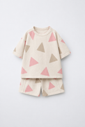 Girl wearing Anaario Meadow Skip Shorts Set
