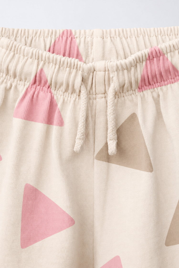 Girl wearing Anaario Meadow Skip Shorts Set