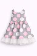 Girl wearing Anaario Pink Sorbet Dress