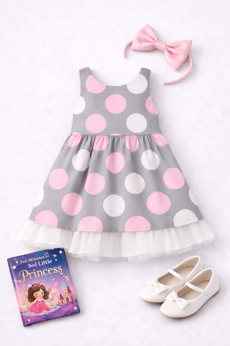 Girl wearing Anaario Pink Sorbet Dress