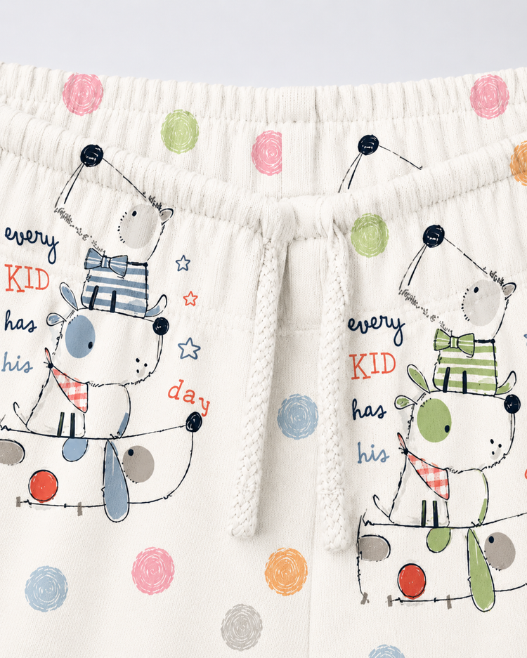 Girl wearing Anaario Popsicle Picnic Shorts Set